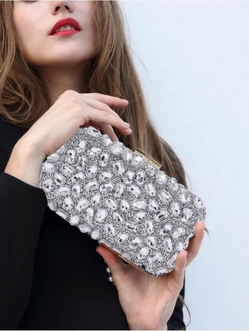 Milisente Crystal evening bag